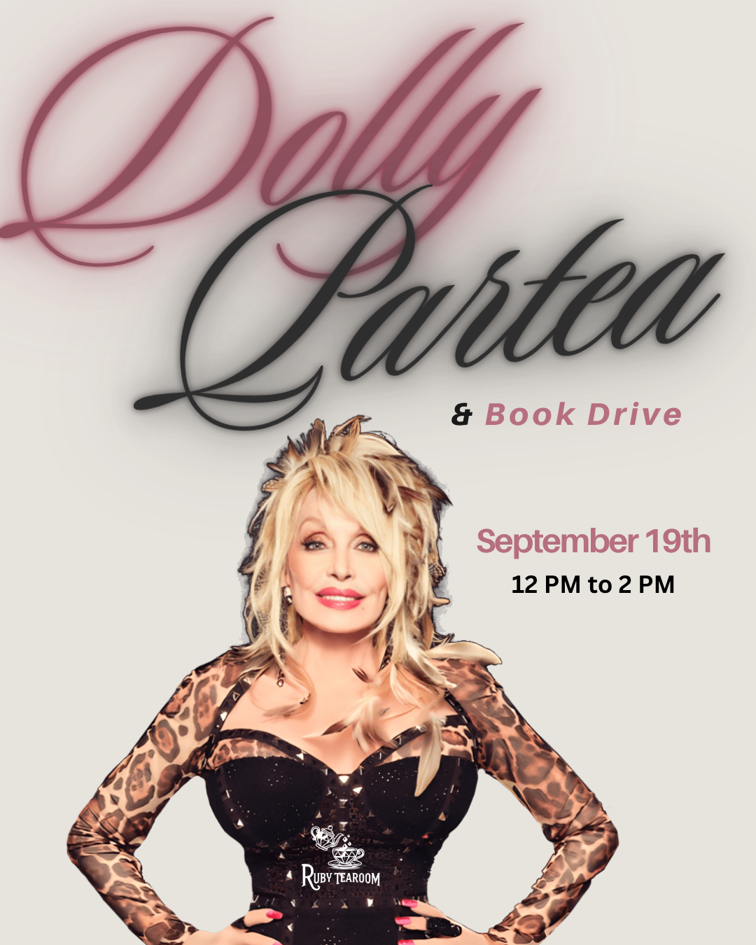 Dolly ParTEA & Book Drive