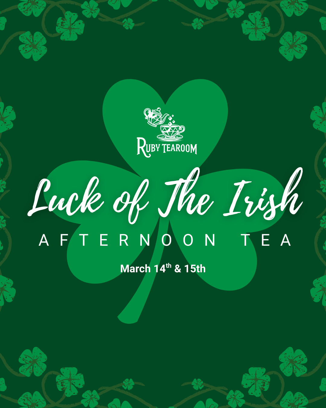 Luck of the Irish Afternoon Tea
