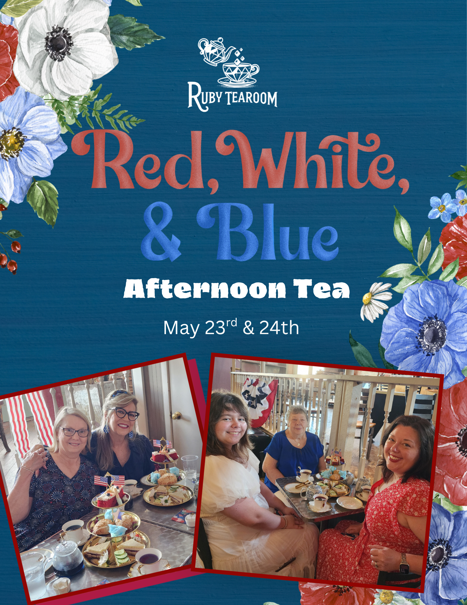 Red White & Blue Afternoon Tea