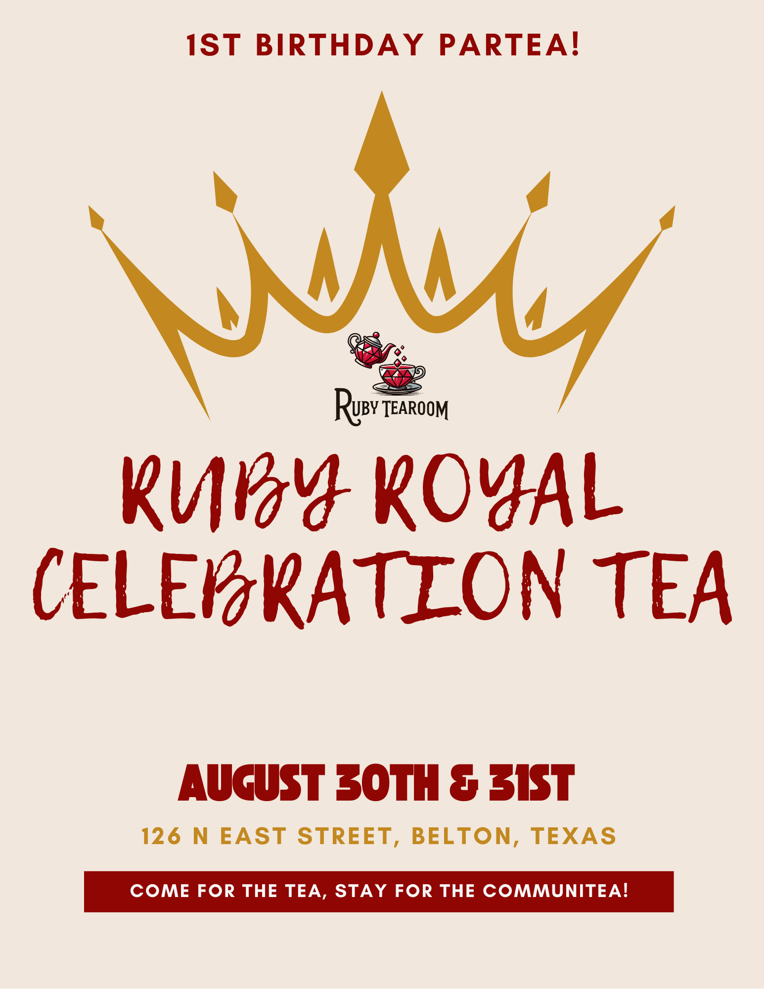 Ruby Royal Birthday Celebration Tea